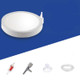Nano Air Disk Stone Fish Tank Bubble Oxygen Pump Air Refiner, Diameter:200mm(White)