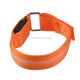 Nylon Night Sports LED Light Armband Light Bracelet, Specification:Battery Version(Orange)