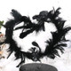 5 PCS Variety Of Feather Cake Dessert Decoration Black