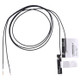 1 Pair IPX4 9260ac WiFi 4G Dual-band Antenna PFC Flex Cable for M.2, Length: 46cm 63cm