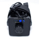 3 Sections 18650/26650 Waterproof Battery Box with 12v Round Head & 5v USB Connector Output Voltage Does Not Include Battery(Black)
