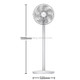 Original Huawei Smart Selection Ecological Products LEXY Adjustable Intelligent Circulation Stand Electric Fan, Support HUAWEI HiLink