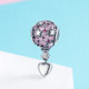 S925 Sterling Silver Confession Balloon Pendant DIY Bracelet Necklace Accessories