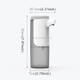 Smart Induction USB Rechargeable Foam Hand Washer Automatic Foam Soap Dispenser, Capacity: 450ml, Gel Version(Grey)