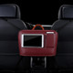 Car Front Seat Hanging Bag Mobile Phone Storage Bag (Wine Red)