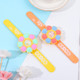 2 PCS Rotating Mosquito Repellent Snap Ring Anti-mosquito Bracelet for Children and Adolescents, Colour:Sun Flower
