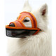 Small And Medium-sized Long-mouth Dog Mouth Cover Teddy Dog Mask, Size:XL(Orange)