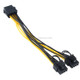 8 Pin to PCI-E PCIe 8 Pin + 8 (6+2) Pin Power Cable