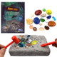 3 PCS Colorful Gemstone Archaeological Treasure Excavation Toy Creative DIY Puzzle Toy