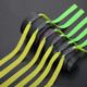 10 PCS Long Pull Model Prey Flat Rubber Band Special Saspi Slingshot Accessories, Color:Thickness 1.2mm Bicolor Green