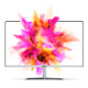 HPC H245 23.8 inch 75Hz HD 1080P Straight Screen Borderless LCD Display Gaming Monitor(White)