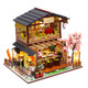 Creative DIY Assembled Model House Japanese Sushi Restaurant Birthday Gift