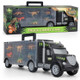Children DIY Dinosaur Portable Storage Container Truck Model Toy Set