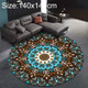 Ethnic Carpet Camel Mandala Flower Carpet Non-slip Floor Mat, Size:Diameter 140cm(Flower)