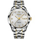 JIN SHI DUN 8813 Fashion Waterproof Luminous Automatic Mechanical Watch, Style:Men(Silver Gold White)
