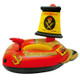 87212 Adult Water Inflatable Swimming Ring Pirate Ship Shape Floating Bed, Size:127 x 124 x 72cm