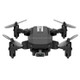 LS-MIN 4K Pixels Foldable RC Quadcopter Drone Remote Control Aircraft, Storage Bag Packaging (Black)