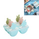 Creative Cute DIY Cartoon Combination Popsicle Ice Cream Mould, Style:Popsicle(Blue)