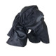 Women Muslim Retro Nation Solid Color Satin Hijab Head Long Scarf (Color:Black Size:Free Size)