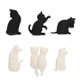 2 Sets Cat Drinks Wine Glass Marker Recognizer Tea Bag Hanging