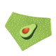 Refreshing Avocado Pet Scarf Three-layer Thickened Waterproof Saliva Towel, Size: XXL