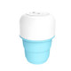 Ice Cream Foldable USB Night Light Mini Car Nano Spray Air Humidifier(Wave Soda Blue)