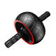 Household Fitness Equipment Tire Texture Abdominal Wheel for Men / Women(Red )