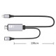 9572PD USB-C / Type-C Male to HDMI Male 4K HD Video Adapter Cable, Cable Length: 1.8m