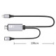 9572PD USB-C / Type-C Male to HDMI Male 4K HD Video Adapter Cable, Cable Length: 1.8m