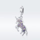 Unicorn DIY Beaded Ladies Bracelet Necklace Accessories S925 Sterling Silver Pendant Beads, Style:Bead