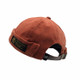 A16 Fall and Winter Corduroy Short Retro Beanie for Men and Women, Size:One Size(Brick Red)