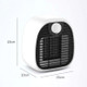 Home Heater Desktop Heater Energy-Saving Electric Heater, Specification:US Plug(White)