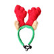 Christmas Pet Supplies Puppy Hat Holiday Ornaments Antlers Headband, Size: L