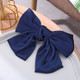 5 PCS Satin Bow Hairpin Back Head Hair Accessories, Colour: Tibetan Blue