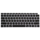 Keyboard Protector Silica Gel Film for MacBook Air 13 (A1932)(Black)