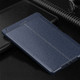 Lychee Peel Texture Horizontal Deformation Flip TPU Leather Case with Three-folding Holder & Sleep / Wake-up Function For iPad Air (2019)(Blue)