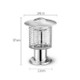 Outdoor Courtyard Garden Waterproof Outdoor Mosquito Repellent Lamp, Color:388Q Silver