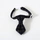 4 PCS Pet Sub-Bow Tie Adjustable Cat Dog Collar Accessories, Style:Tie, Size:S 17-32cm(Black)