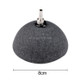 8cm Semicircular Gas Stone Aquarium Oxygen Bubble Stone Gas Plate Oxygenation Head Sand Table Oxygen Disk Gas Stone