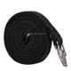 2 PCS 4m Elastic Strapping Rope Packing Tape for Bicycle Motorcycle Back Seat with Hook (Black)