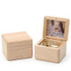 Wooden DIY Photo Music Box Children Birthday Gift Music Box, Music:Canon(Maple-no Lettering)