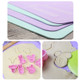 Non-slip Large and Thick Silicone Pastry Mat with Measurements 19 x 15 Inch, Random Color