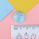 10 PCS Phone Case DIY Resin Accessories Hair Accessories Shell(Blue)