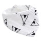 Cotton Multi-layer Printed Double Snap Triangle Scarf Bib Children Saliva Towel(Tent)