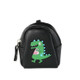 Creative Cartoon Dinosaur Zipper Mini Coin Purse(Black)