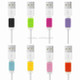 100 PCS Headphone Wire Data Cable Protection Cover Winder Cord Wrap Organizer, Random Color Delivery