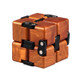 Creative Decompression Puzzle Smooth Fun Infinite Rubik Cube Toy(Gold)