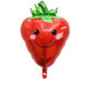 2 PCS Cartoon Vegetables and Fruits Aluminum Film Balloon Children Party Decoration Supplies Inflatable Toys(Strawberry)