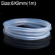 Food Grade Transparent Silicone Rubber Hose Out Diameter Flexible Silicone Tube, Specification:6x9mm(1m)