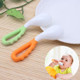 2 PCS Baby Curved Spoon Eat Spoon Baby Pacifier Feeding Spoon Solid Supplies Curved Spoon Children Tableware(Mixing)